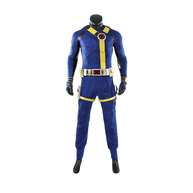 Avengers Doomsday Cyclops Scott Cosplay Costume Halloween Party Suit Accosplay