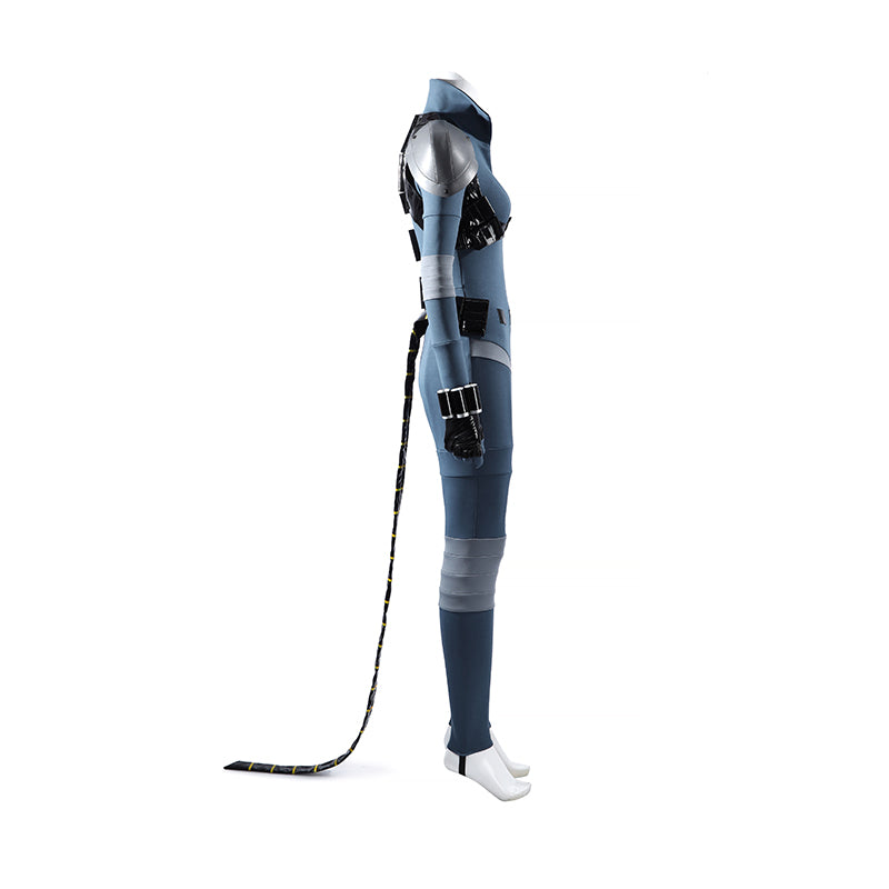 Absolute Selina Kyle Cosplay Costume Selina Kyle Cosplay Blue Suit With Tail ACcosplay