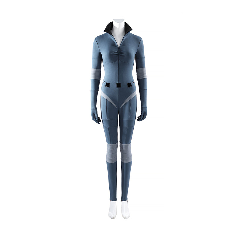 Absolute Selina Kyle Cosplay Costume Selina Kyle Cosplay Blue Suit With Tail ACcosplay