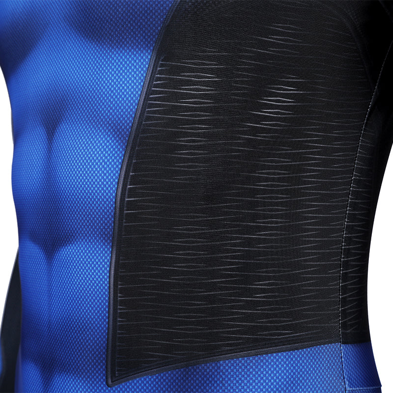 Marvel's Spider-Man 2: New F4 Suit New Blue Fantastic 4 Cosplay Costumes ACcosplay