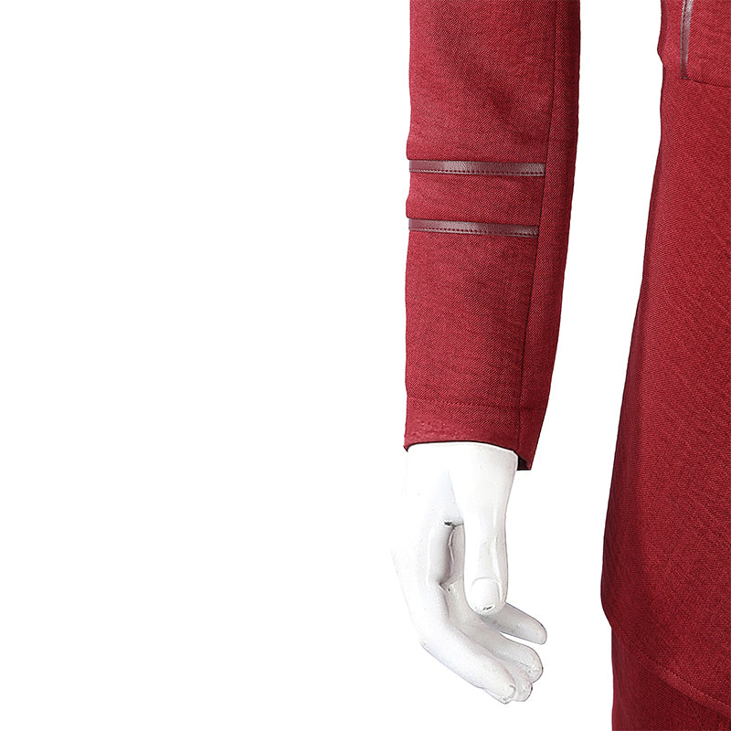 Avengers Doomsday Magneto Cosplay Costume With Cloak Halloween Red Suit ACcosplay