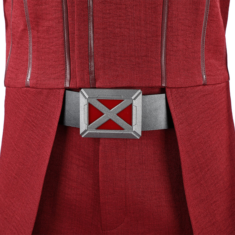 Avengers Doomsday Magneto Cosplay Costume With Cloak Halloween Red Suit ACcosplay