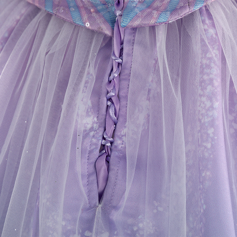 Wicked Witch 2 Glinda Cosplay Costume Purple Dress Halloween Costume Outfit ACcosplay