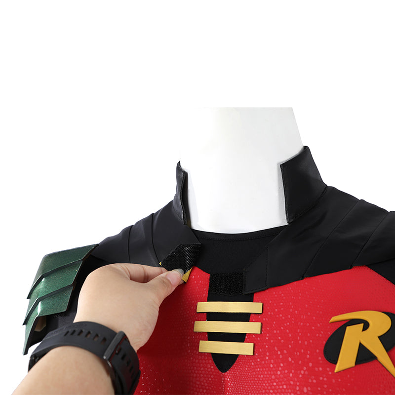 Tim Drake Red Robin Cosplay Costume Full Set Men Robin Superhero Outfit ACcosplay