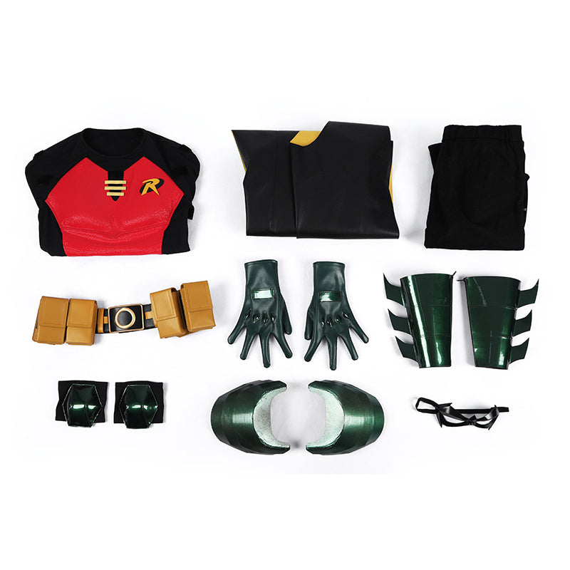 Tim Drake Red Robin Cosplay Costume Full Set Men Robin Superhero Outfit ACcosplay