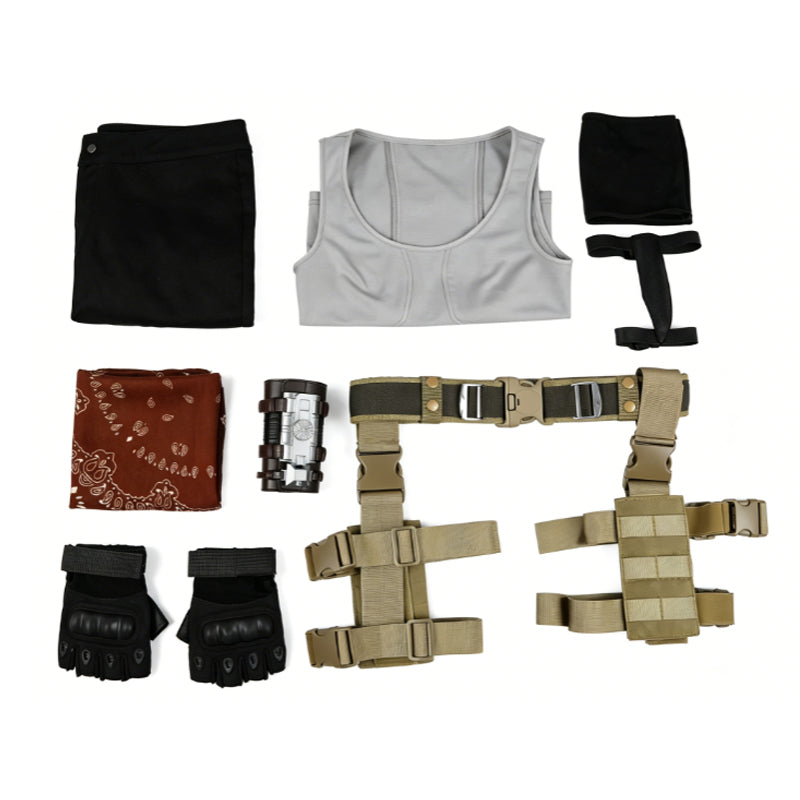 Tomb Raider Catalyst Lara Croft Cosplay Costume With Bag Halloween Outfit Accosplay