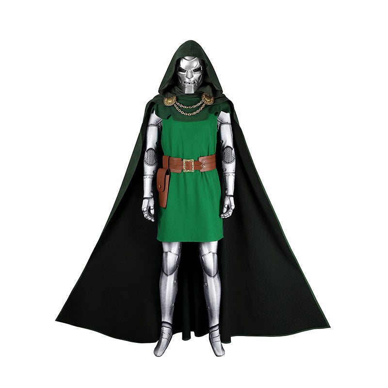 Fantastic Four Doctor Doom Cosplay Costume Jumpsuit Halloween Outfit ACcosplay