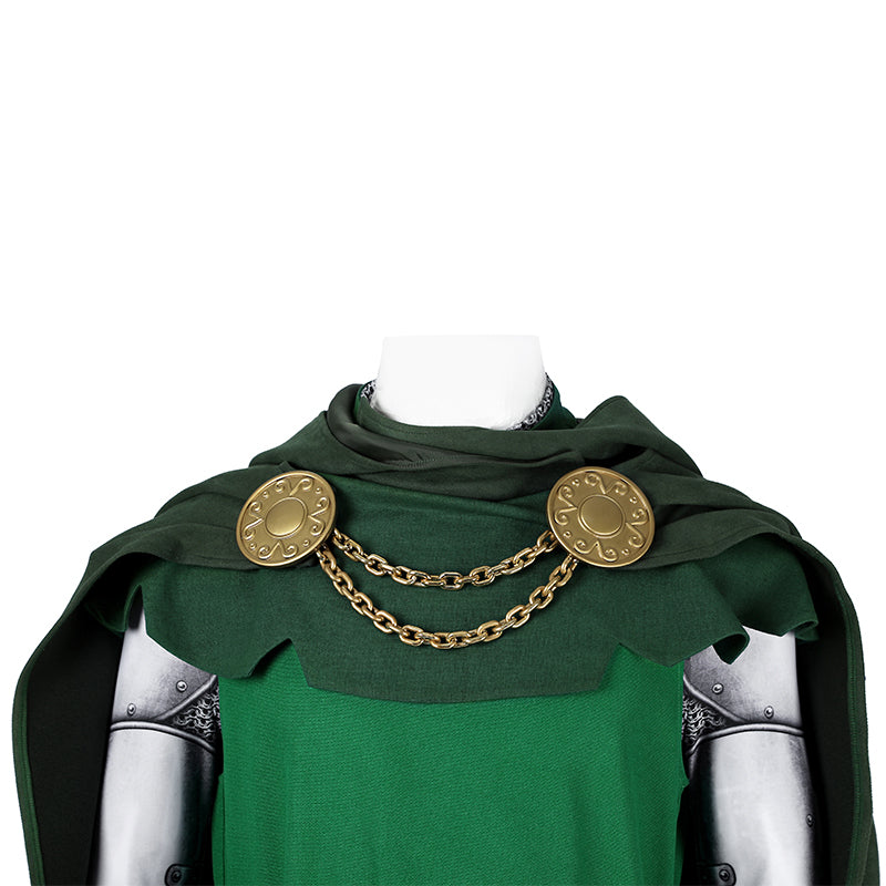 Fantastic Four Doctor Doom Cosplay Costume Jumpsuit Halloween Outfit ACcosplay