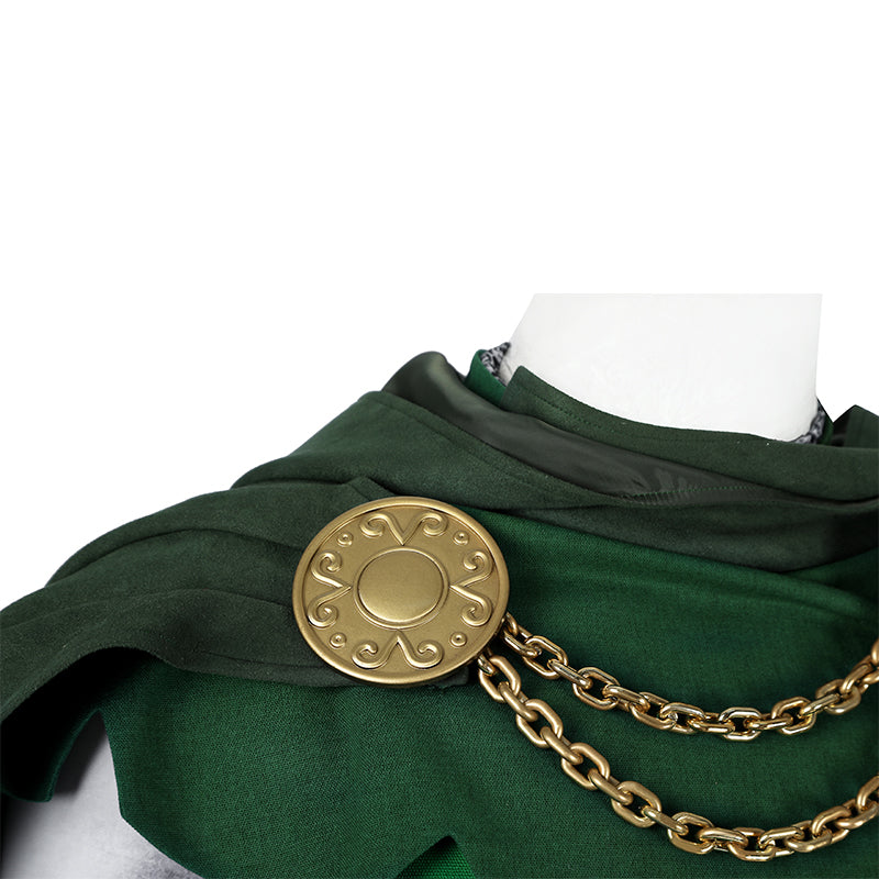 Fantastic Four Doctor Doom Cosplay Costume Jumpsuit Halloween Outfit ACcosplay