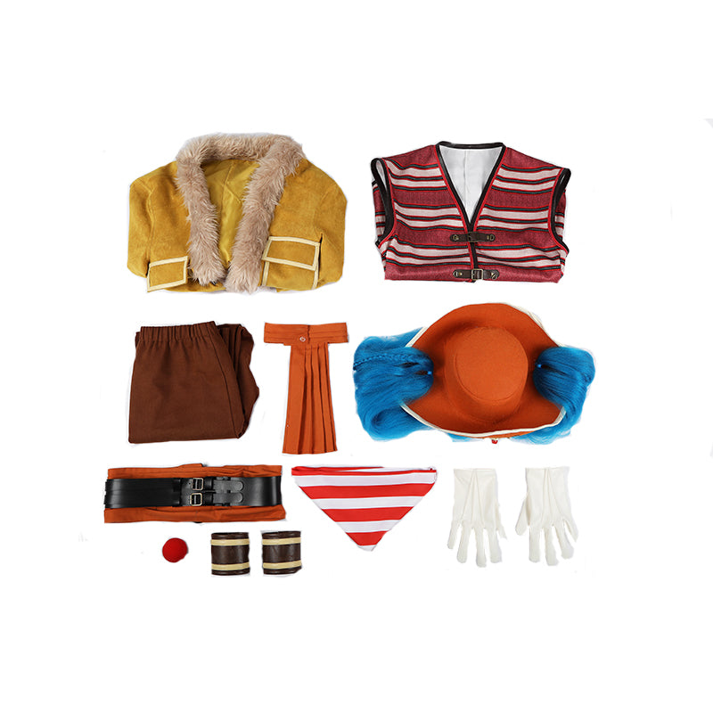 One Piece Buggy Cosplay Costume Buggy Outfit Carnival Halloween Suit ACcosplay