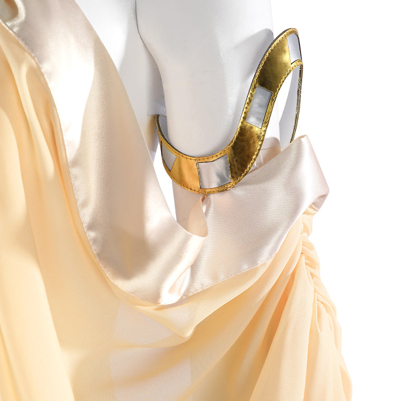 Star Wars 2 Attack of the Clones Padme Cosplay Costume Lake Dress Halloween Outfit ACcosplay