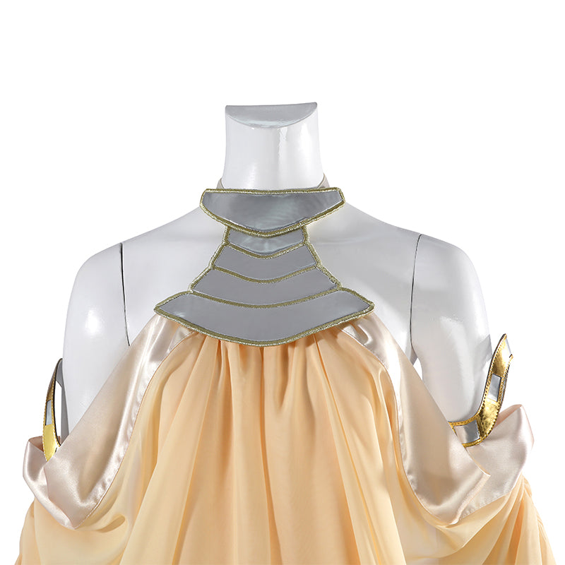Star Wars 2 Attack of the Clones Padme Cosplay Costume Lake Dress Halloween Outfit ACcosplay