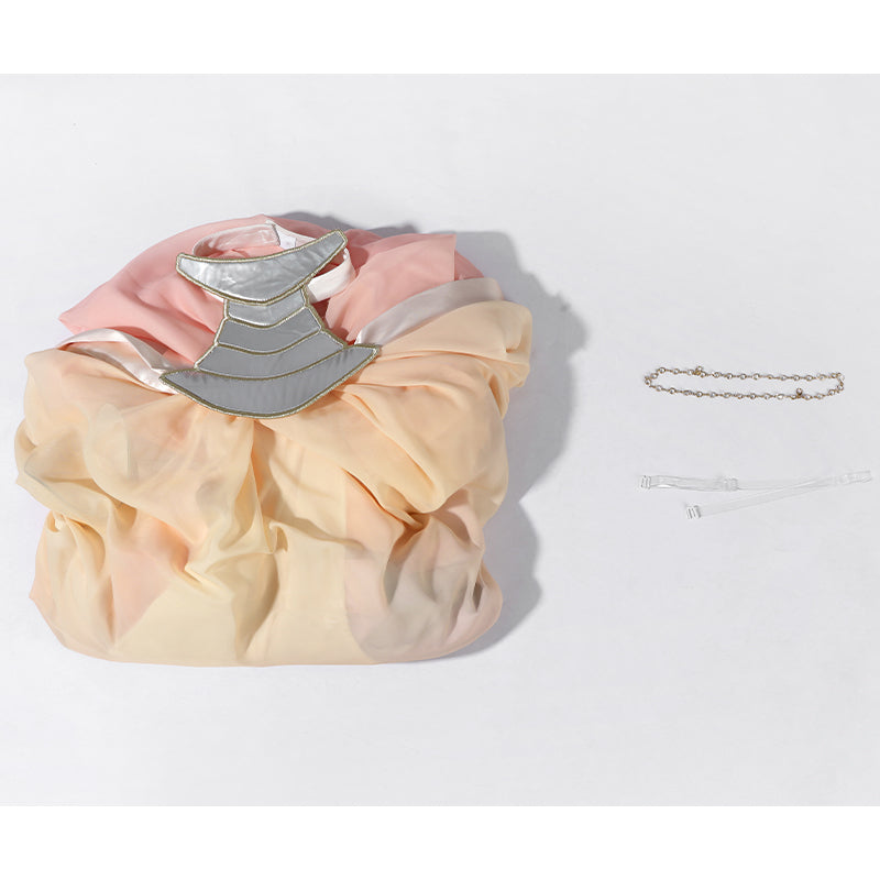 Star Wars 2 Attack of the Clones Padme Cosplay Costume Lake Dress Halloween Outfit ACcosplay