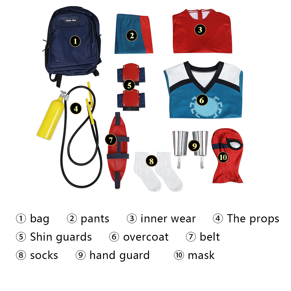 Your Friendly Neighborhood Spider-Man Cosplay Costume Halloween Outfit ACcosplay