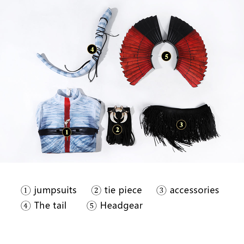 Varang Cosplay Avatar 3 Fire And Ash Varang Cosplay Costume Halloween Jumpsuit ACcosplay