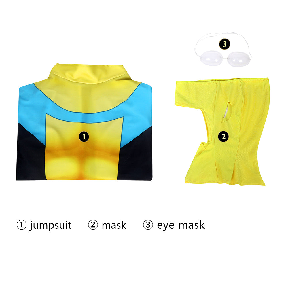 Invincible Mark Grayson Cosplay Costume Jumpsuit Halloween Suit ACcosplay
