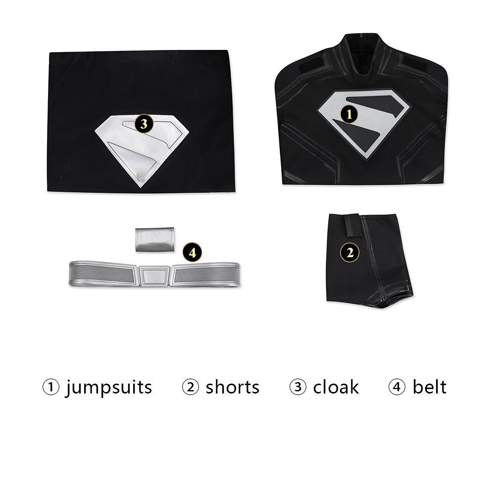 2025 Superman Legacy Clark Legacy Cosplay Costume Black Halloween Outfit ACcosplay