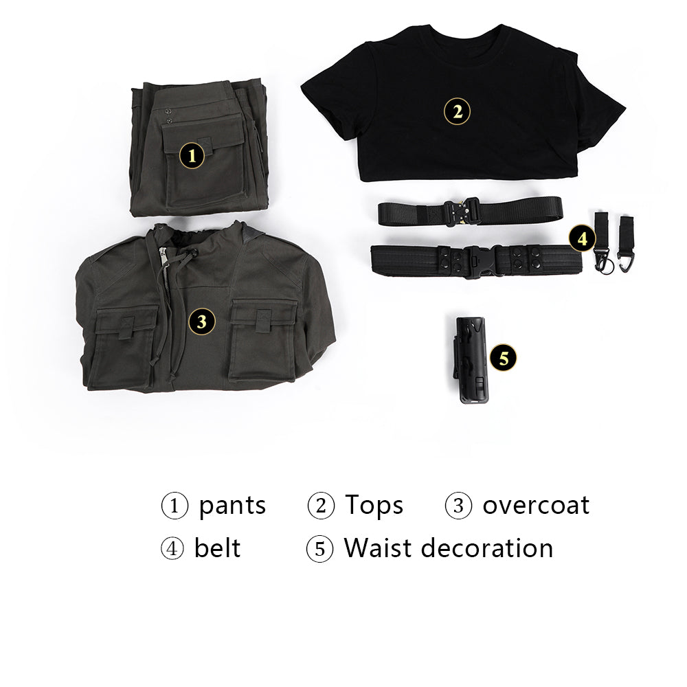 Alien Earth Wendy Cosplay Costume Woman Halloween Gray Outfit ACcosplay