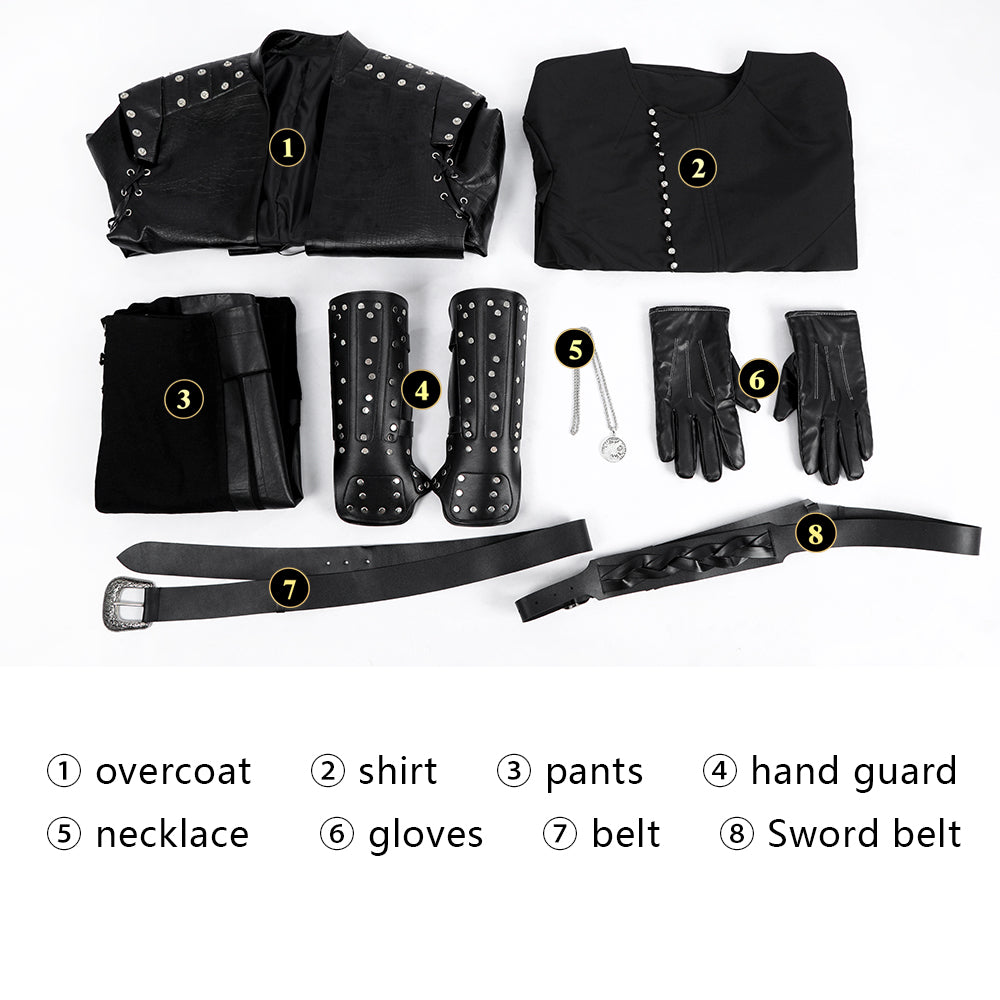 The Witcher Season 5 Geralt of Rivia Cosplay Costume Version 2 ACcosplay