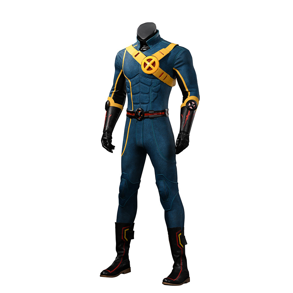 Marvel Rivals Cyclops Cosplay Costume Scott Summers Superhero Halloween Outfit ACcosplay