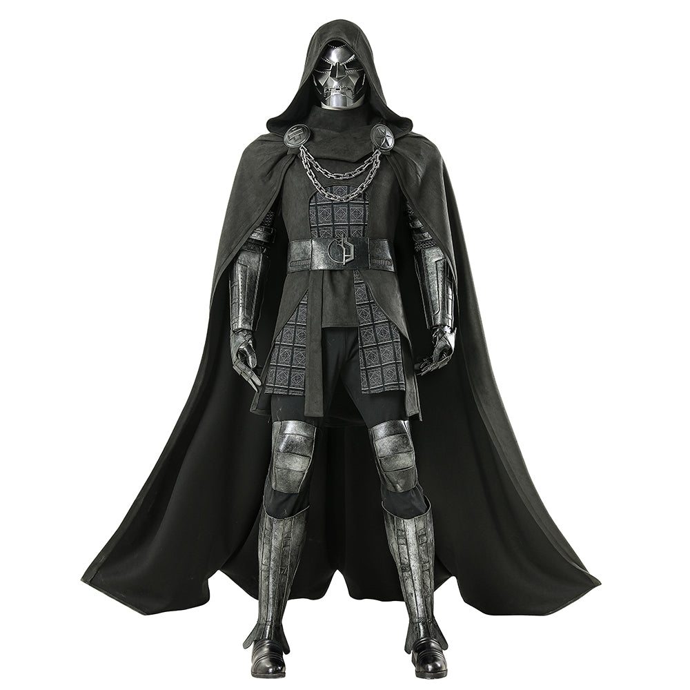 Avengers 5 Doctor Doom Dr. Victor von Doom Cosplay Costume Doomsday Halloween Suit