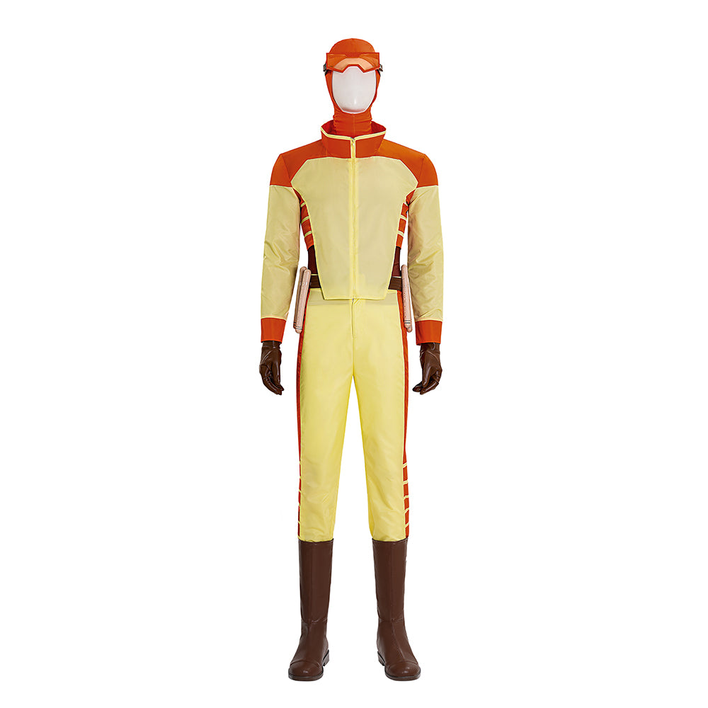Invincible Rex Splode Cosplay Costume Halloween Yellow Suit ACcosplay