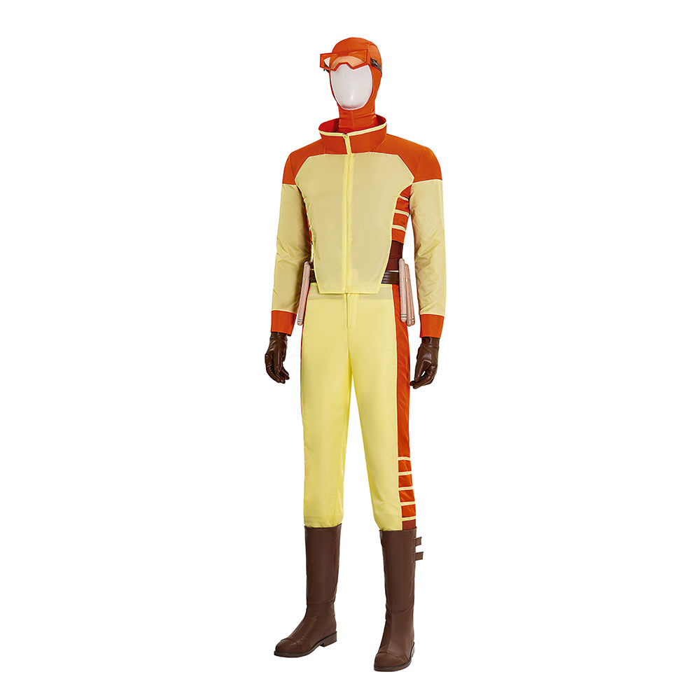 Invincible Rex Splode Cosplay Costume Halloween Yellow Suit ACcosplay