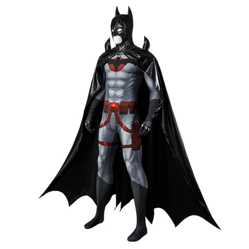 2023 Thomas Wayne Batman Costume Flashpoint Batman Bodysuit with Cloak