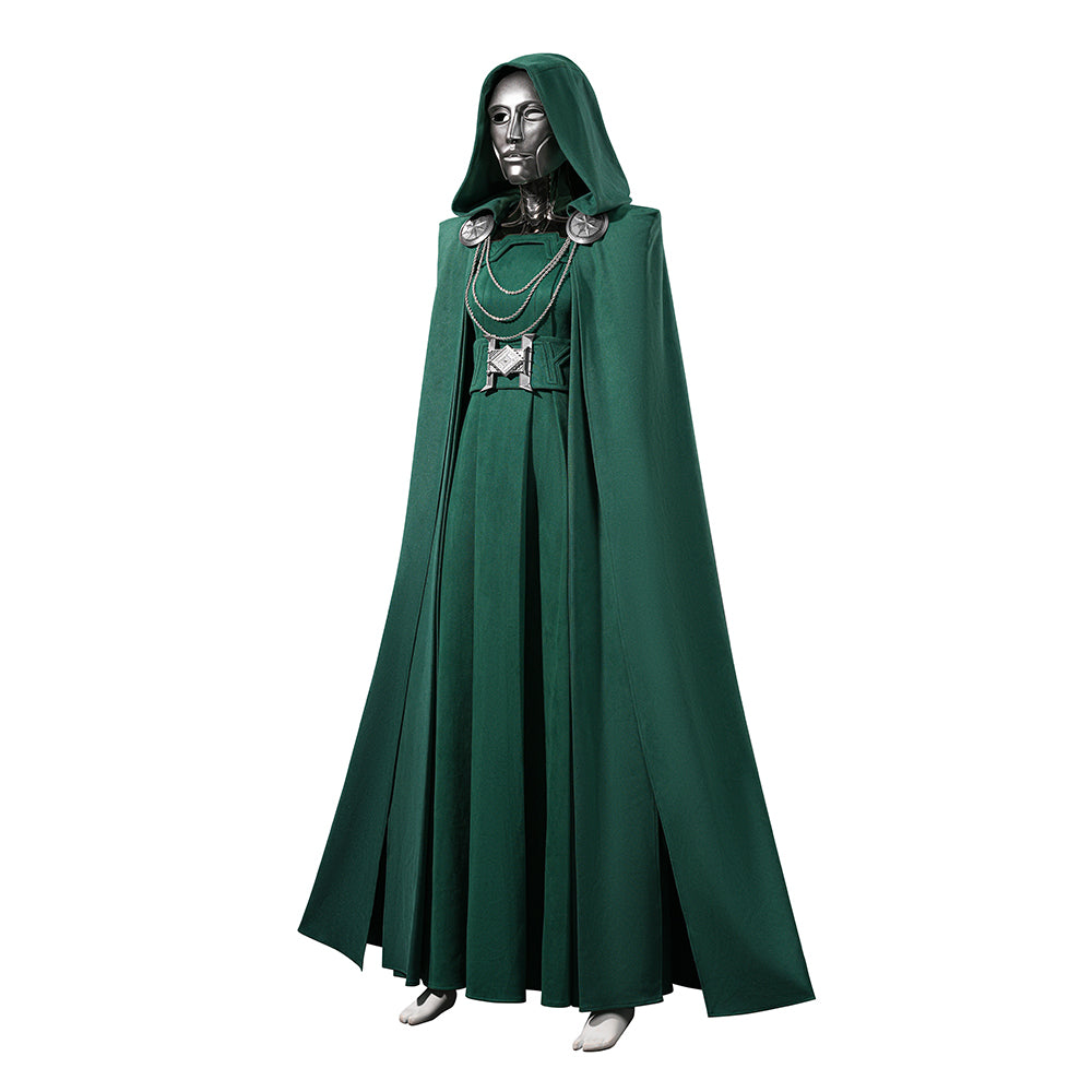 Avengers Doomsday Latverian Witch Cosplay Costume Female Halloween Green Suit ACcosplay