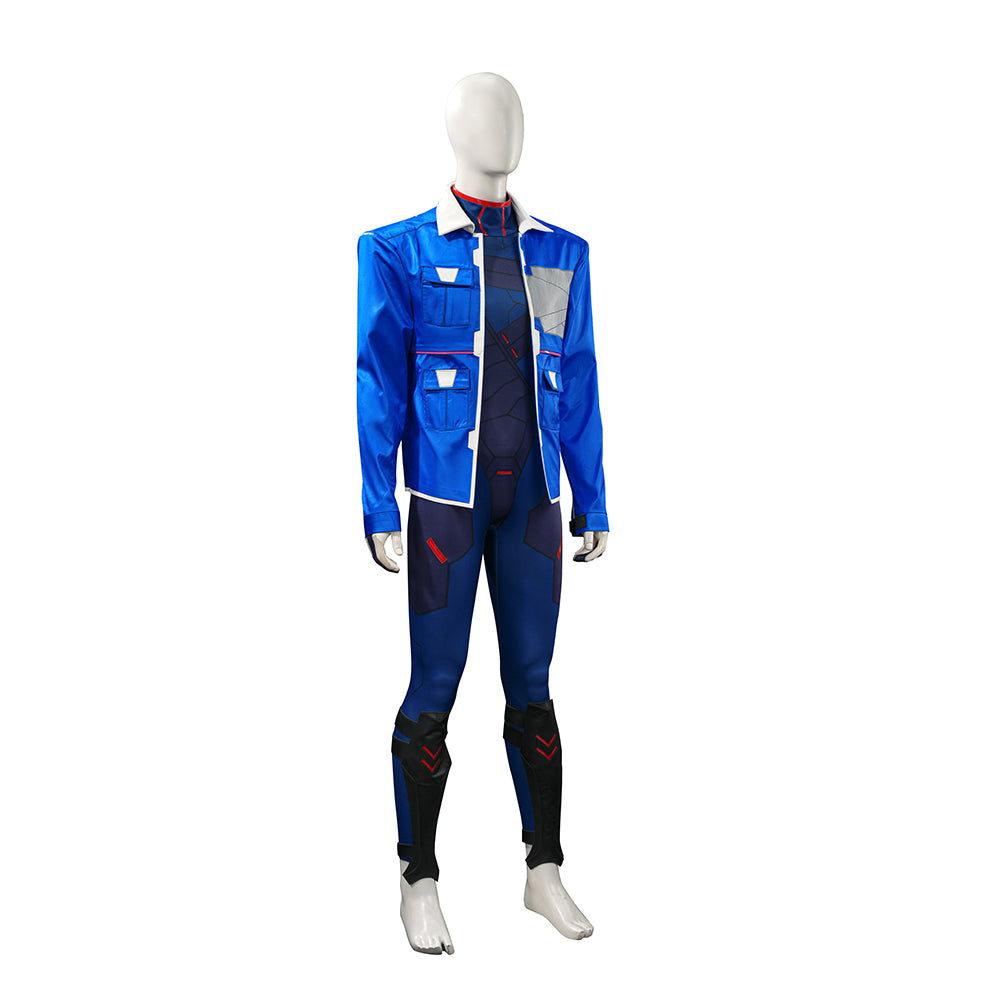 Cyberpunk Edgerunners 2 D Netrunner Cosplay Costume Halloween Carnival Suit ACcosplay