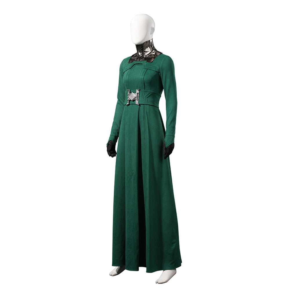 Avengers Doomsday Latverian Witch Cosplay Costume Female Halloween Green Suit ACcosplay