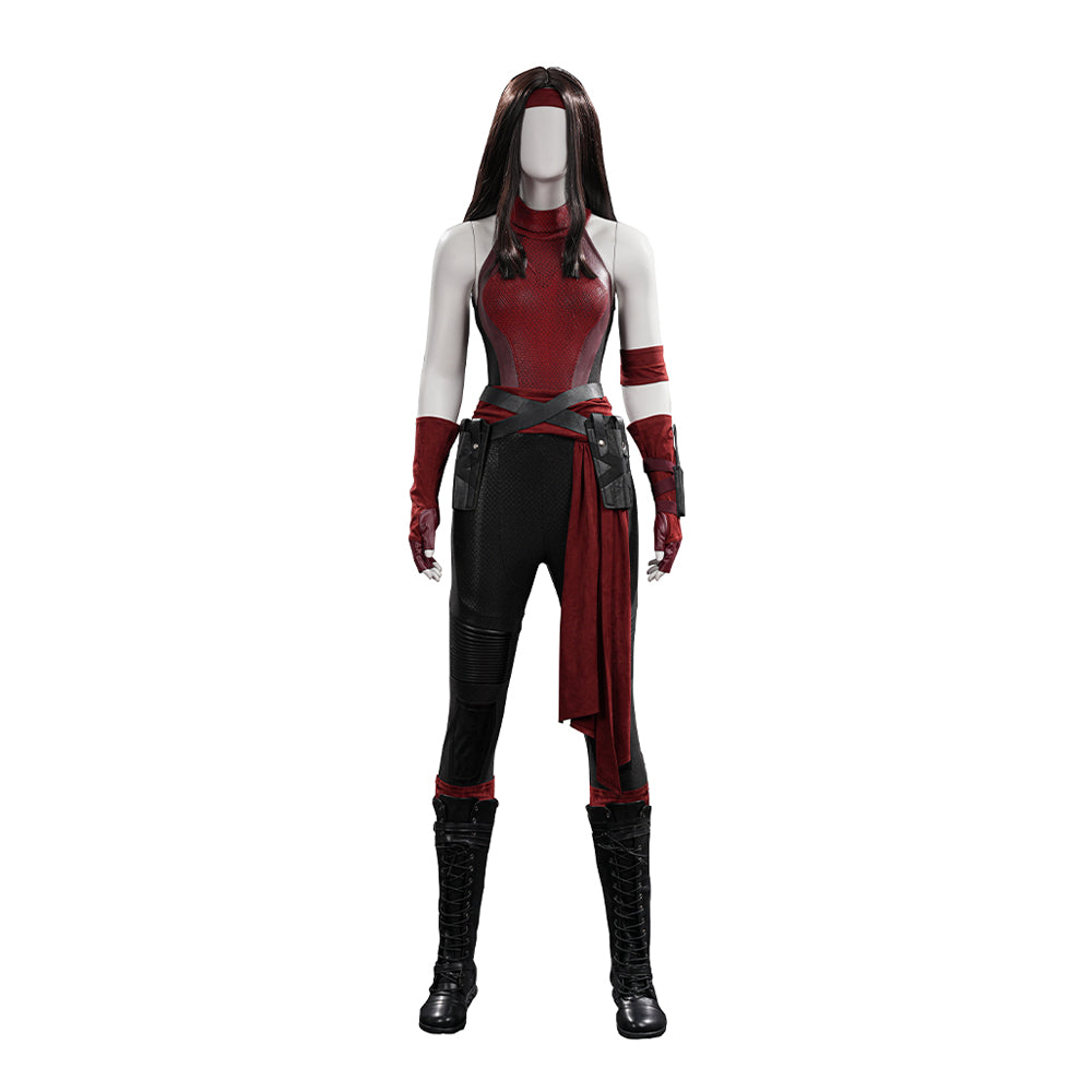Elektra Cosplay Costume Daredevil Born Again Season 3 Women's Halloween Outfit ACcosplay
