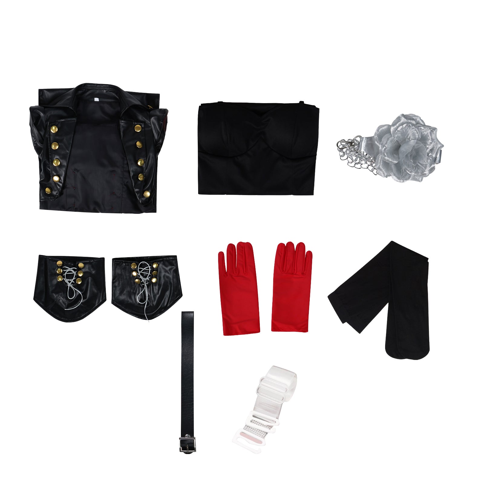 P5R Persona 5 Royal Kasumi Yoshizawa Phantom Thief Cosplay Costume Black Halloween Suit