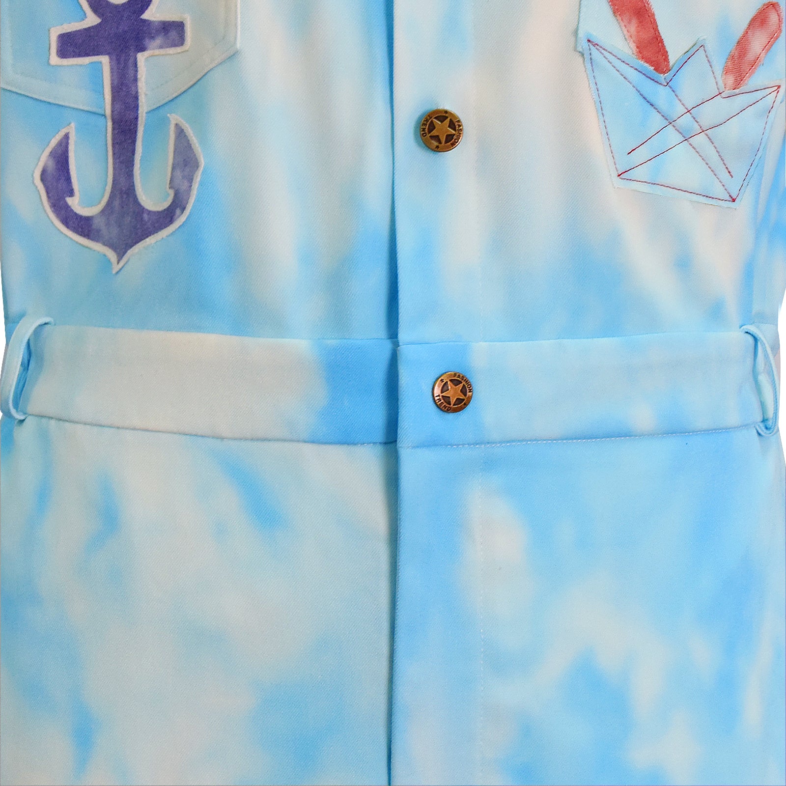 Descendants: The Rise of Red Teen Hook Cosplay Costume Blue Outfit ACcosplay