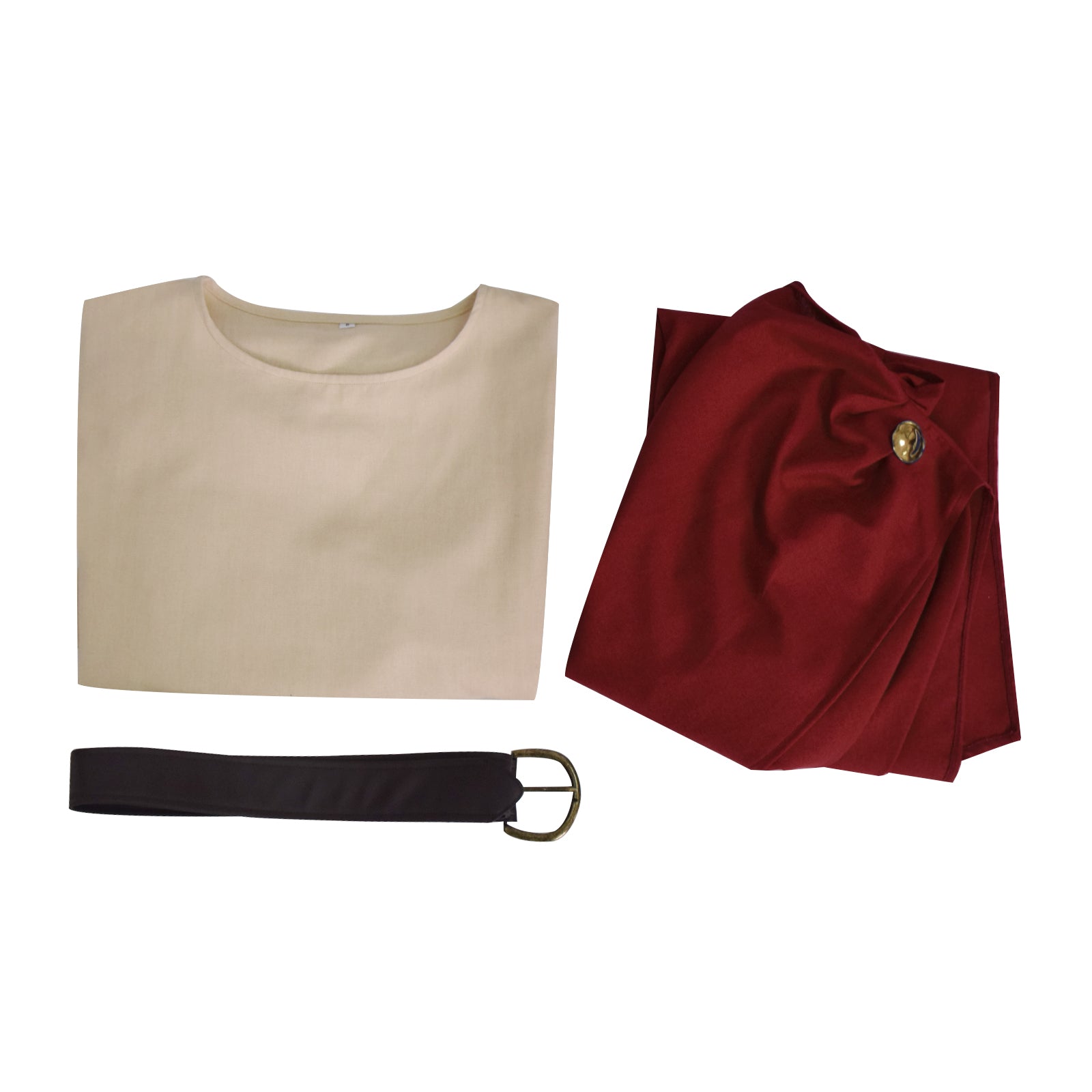 The Odyssey Odysseus Cosplay Costume Ancient Greek Warrior Halloween Red Outfit ACcosplay