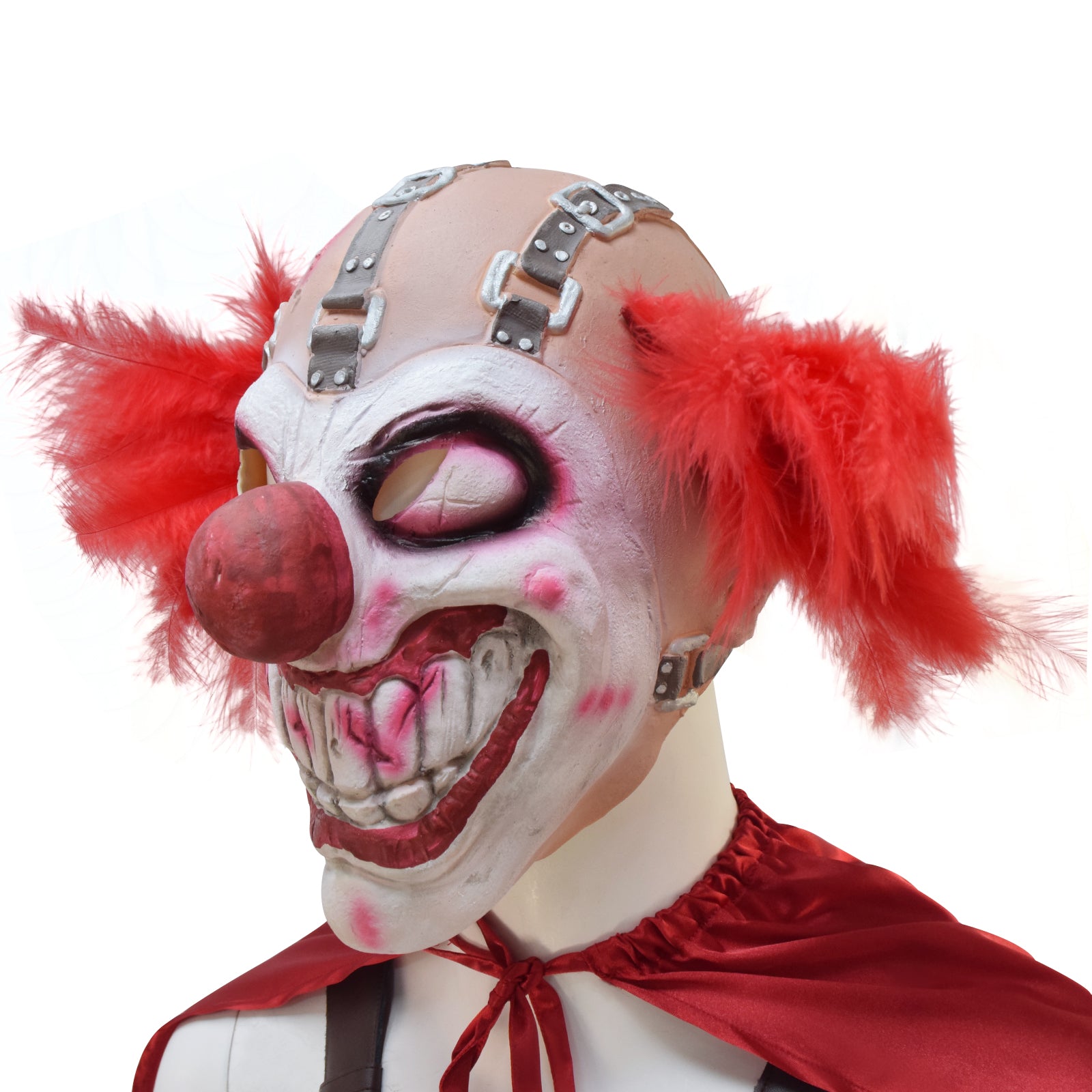 Twisted Metal Sweet Tooth Clown Pants Outfits With Mask Halloween Carnival Suit ACcosplay