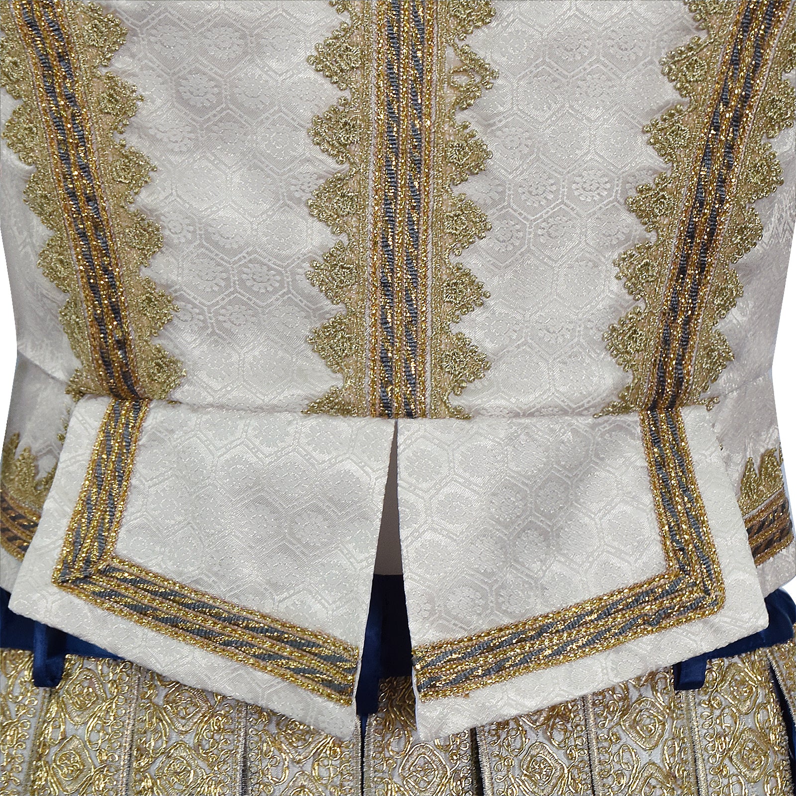 Aziraphale Cosplay Royal Court Suit Good Omens 16th Century Elizabethan Nobleman Costume