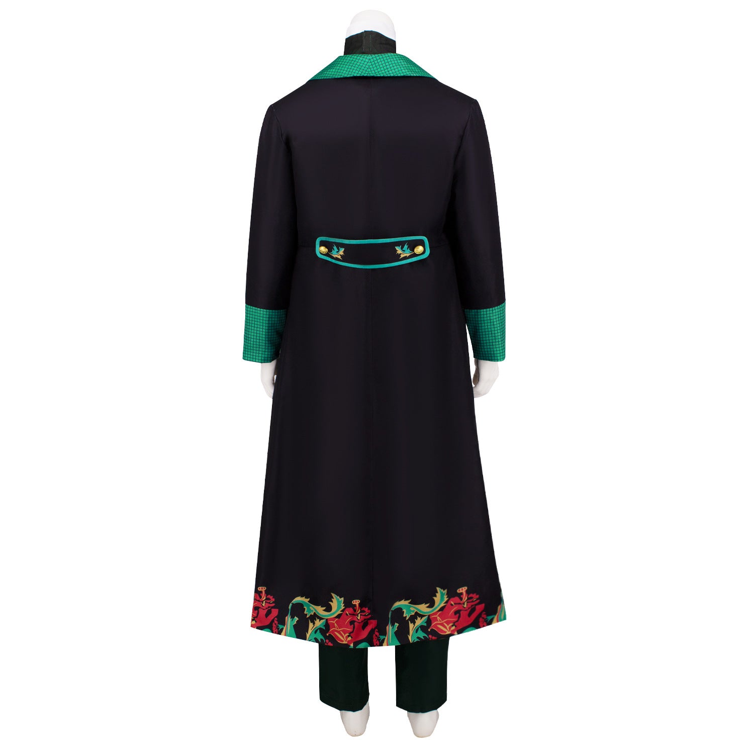 Wicked For Good Wizard Cosplay Costume Men's Green Suit Halloween Suit ACcosplay