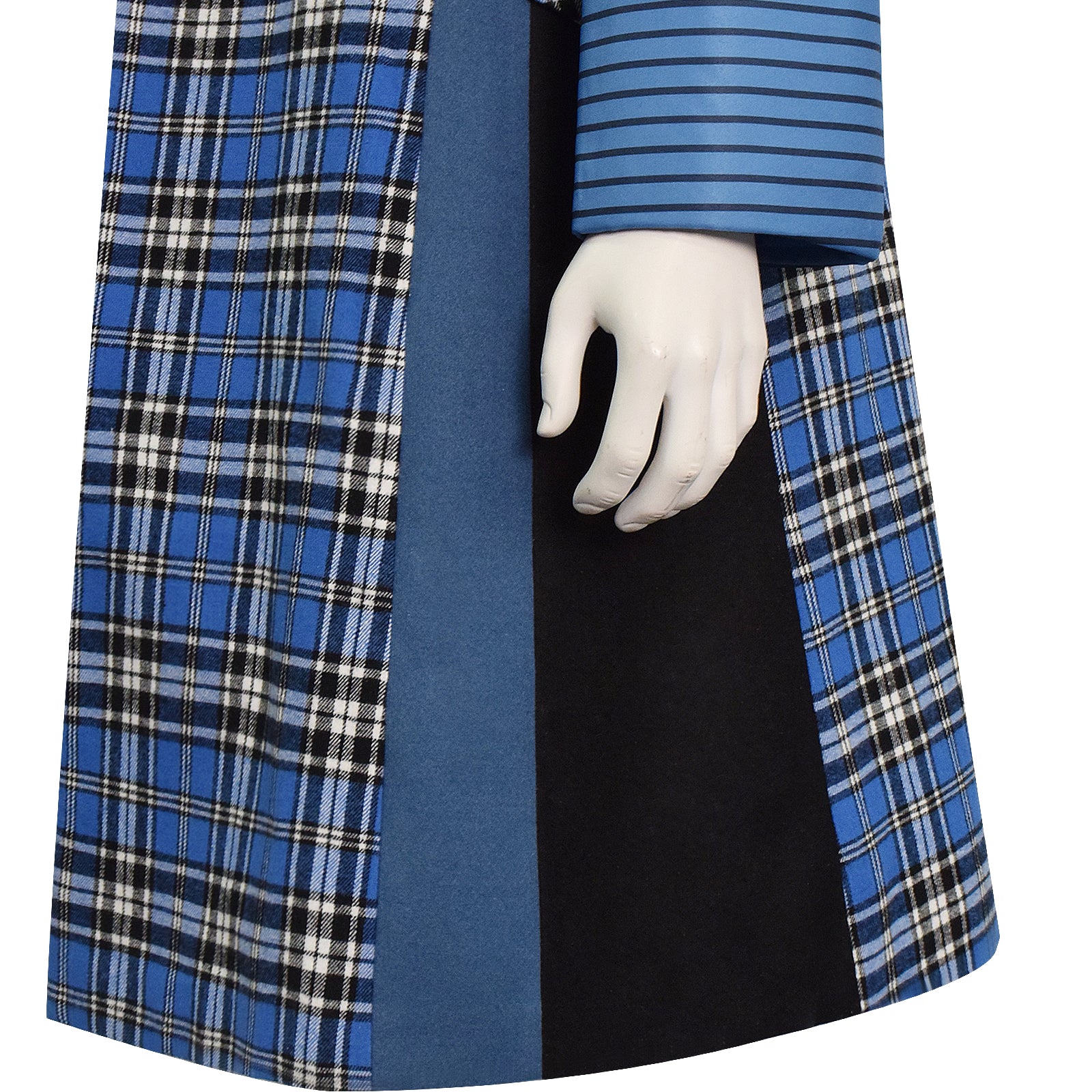 Doctor Who sixth 6th Doctor Cosplay Costume Colorful Lattice Jacket Coat Suit ACcosplay