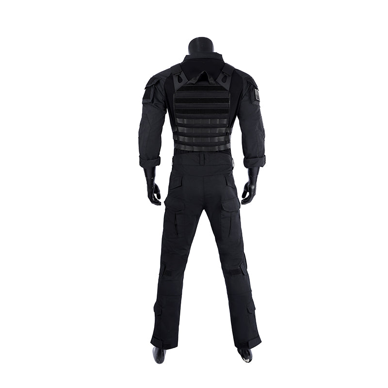 The Punisher Cosplay Costume Frank Castle Skull Suit One Last Kill Halloween ACcosplay