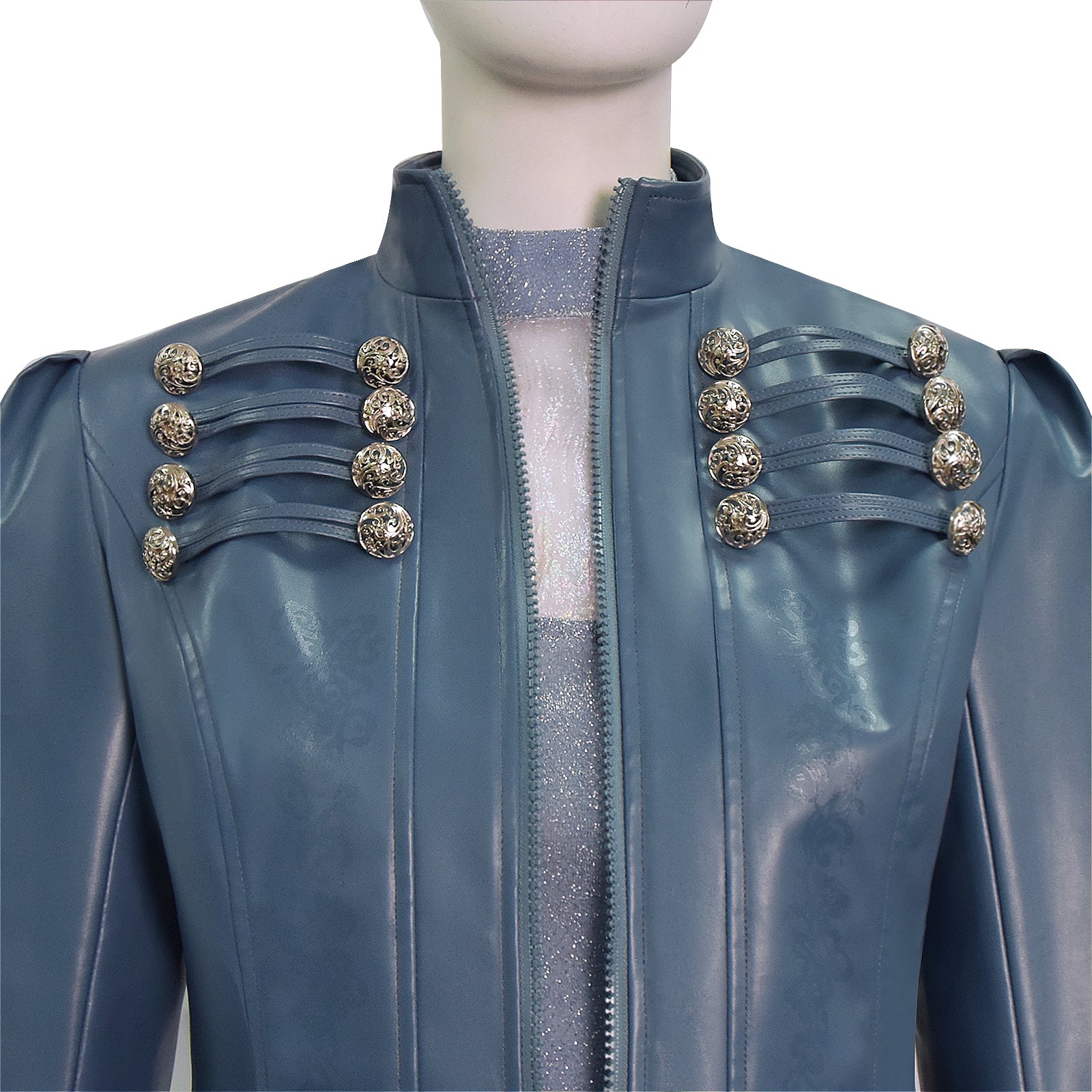 Descendants 5 Chloe Charming Cosplay Costume Blue Halloween Outfit ACcosplay