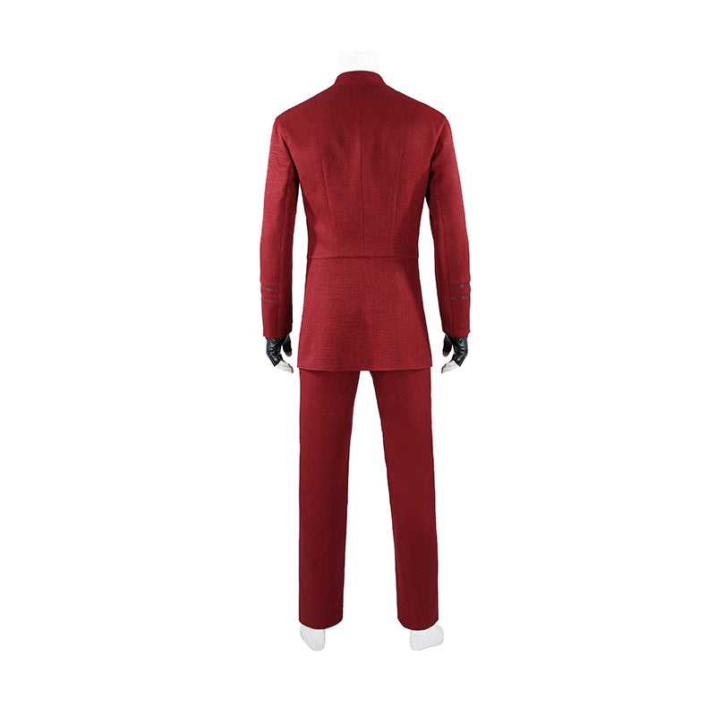 Avengers Doomsday Magneto Cosplay Costume With Cloak Halloween Red Suit ACcosplay