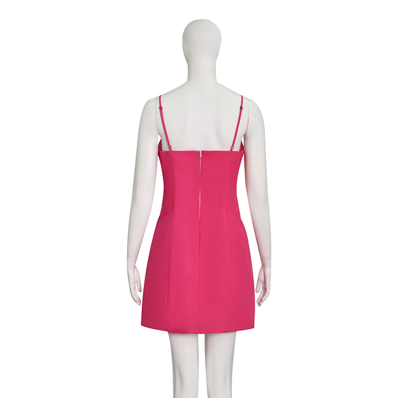 Legally Blonde Elle Woods Replica Cosplay Costume Pink Dress Halloween Outfit ACcosplay