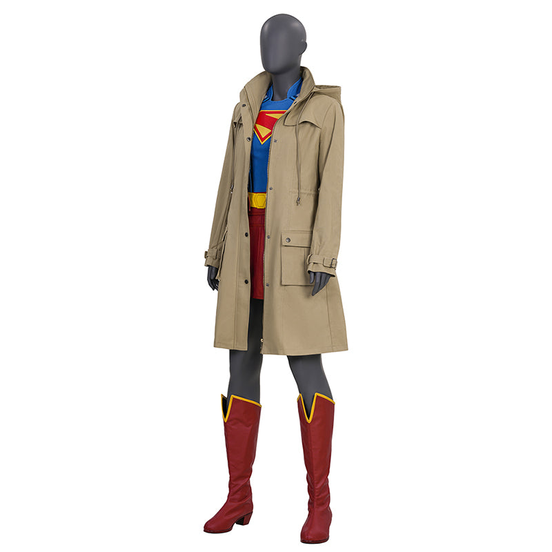 2025 Superhero Legacy Girl of Steel Supergirl Cosplay Costume Halloween Suit ACcosplay