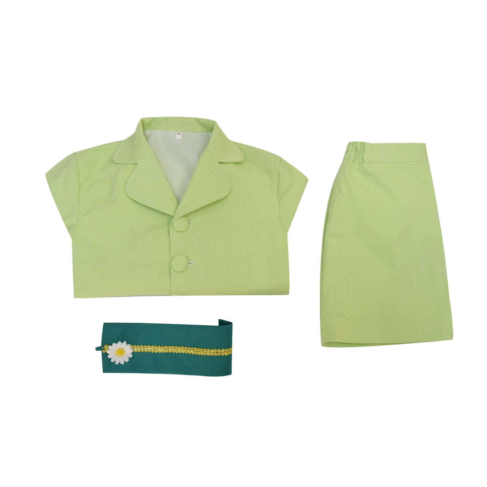 American Historical Figures Rose Park Green Cosplay Costume Halloween Suit ACcosplay