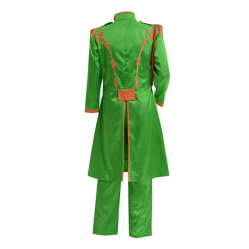 Sgt.pepper the Beatles Costume Outfit Sgt Pepper's Lonely Hearts Club Band Green Uniform