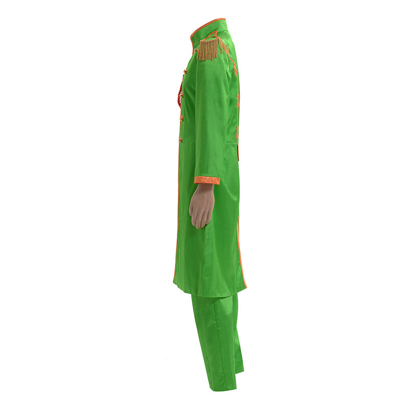 Sgt.pepper the Beatles Costume Outfit Sgt Pepper's Lonely Hearts Club Band Green Uniform