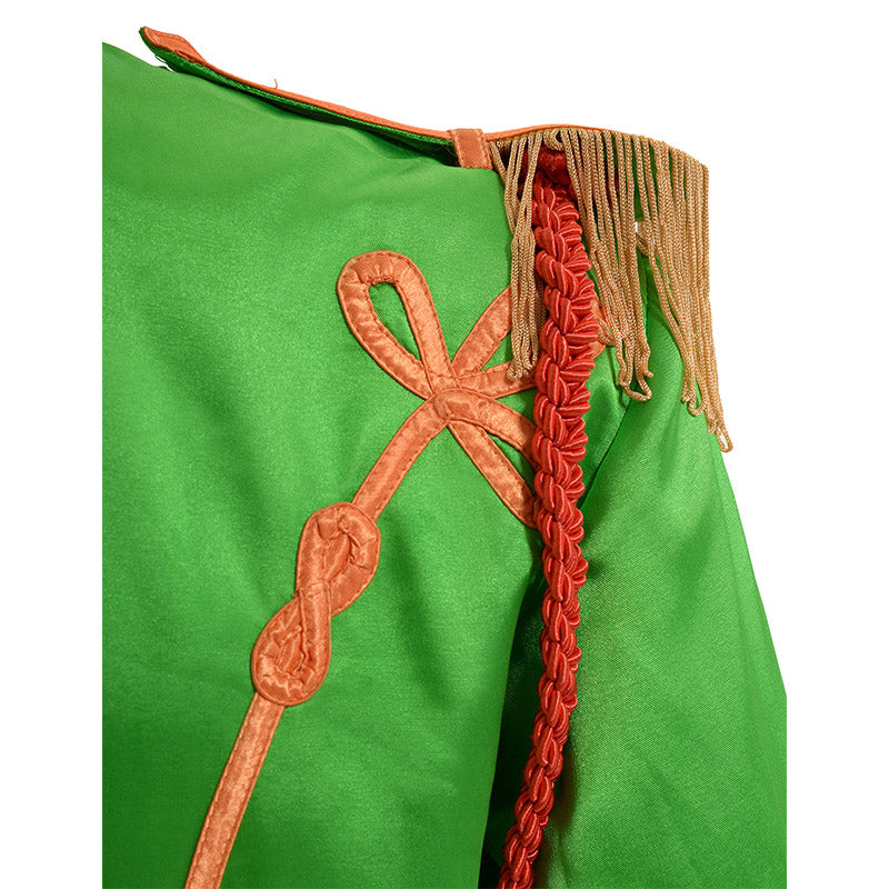 Sgt.pepper the Beatles Costume Outfit Sgt Pepper's Lonely Hearts Club Band Green Uniform