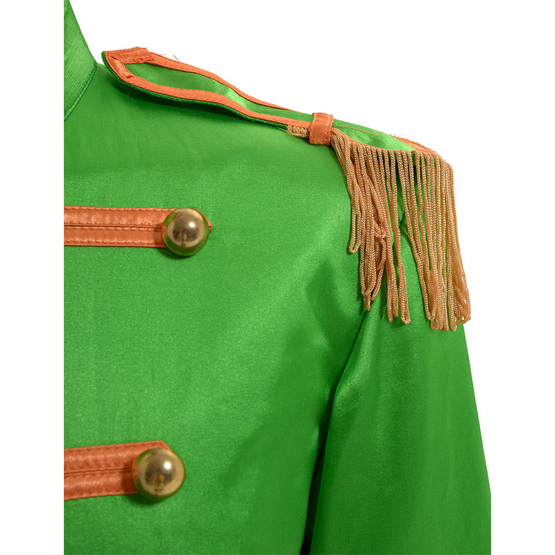 Sgt.pepper the Beatles Costume Outfit Sgt Pepper's Lonely Hearts Club Band Green Uniform