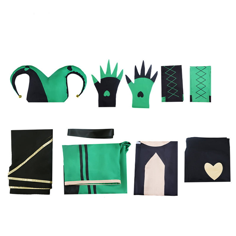 The Freak Circus Harlequin Cosplay Costume Jester Halloween Party Outfit ACcosplay